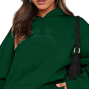 Sweat à capuche premium pour femme, matière confortable avec poignets côtelés pour plus de chaleur et une coupe décontractée - Product Image 5