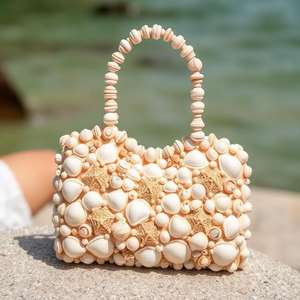 Cuaderno de Conchas Marinas de 3-4 Pulgadas, Hecho a Mano, de 50 Páginas, con Conchas Naturales Blancas, Ecológico y Portátil - Product Image 4