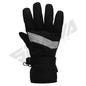 Leather Ski Mittens Gloves High Quality Waterproof Insulated Winter Thermal Snowboarding Skiing Gloves Custom Wholesale - Product Image 6