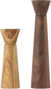 Salero y pimentero de lujo, salero de madera hecho a mano, juego de sal y pimienta, decoración moderna para cocina, accesorio rústico para mesa, de madera. - Product Image 6