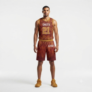 Ensemble personnalisé de maillot et short de basketball sans manches pour équipes scolaires, clubs, ligues et entraînements - Product Image 1
