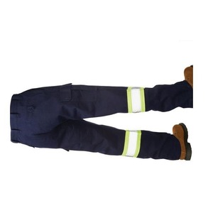 Wholesale Custom Logo 100% Cotton Reflective Safety Workwear Protective <b>Cargo</b> <b>Work</b> <b>Pants</b> for Construction Worker Uniforms - Product Image 4