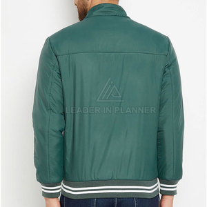 Solid Color Full Zipper Men Bomber <b>Jacket</b> Premium Quality <b>Light</b> <b>Weight</b> Winter <b>Jacket</b> For Men In Cheap Price - Product Image 3