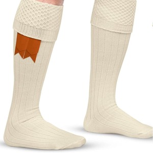 Premium Obexa Piper <b>Socks</b> <b>Knee</b> <b>High</b> Scottish Kilt Hose Wool for Highland Dress and Parade Use Made in Pakistan - Product Image 5