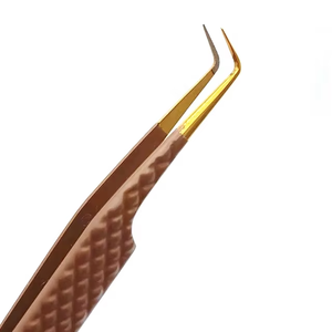 Pinzas personalizadas para extensión de pestañas, mini herramientas de precisión para volumen e isolación, pinzas para pestañas con estuche. - Product Image 4