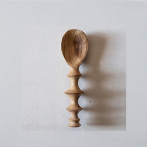 Cuchara de Té de Madera Sostenible, Cuchara de Café y Azúcar de Madera Natural, Mango Suave, Utensilio de Cocina Reutilizable - Product Image 1