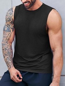 Débardeur de musculation pour homme, personnalisé avec logo OEM, haute qualité, 95% coton, 5% élasthanne, pour la musculation et la salle de sport - Product Image 3