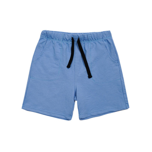 Logo Solid Casual Eco-Friendly Breathable Quick Dry Polyester/Cotton French Terry <b>Tech</b> Fleece Drawstring Closure Shorts Men - Product Image 2