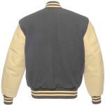 Chaquetas Varsity de Fabricante OEM con Mangas de Cuero, Chaqueta Letterman al por Mayor, Chaqueta de Béisbol para Niños, Hombres y Mujeres - Product Image 6