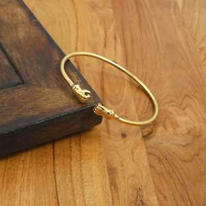 Minimal Gold Arm Cuff Adjustable Upper <b>Bracelet</b> Bohemian Statement Jewelry, Elegant Gift for Her - Product Image 3