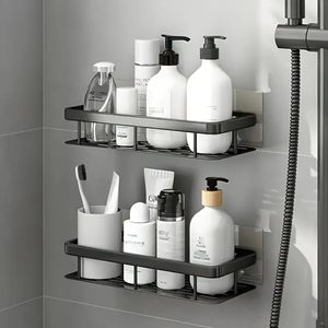Organizador de Baño de Aluminio para Montar en la Pared, Estante Flotante para Gabinete de Baño, Estante de Gran Capacidad para Pared - Product Image 6