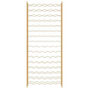 Porte-bouteilles en métal doré pour 96 bouteilles - Product Image 4