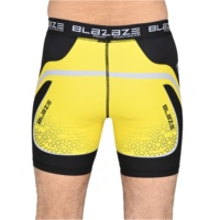 Shorts de compression Blaze Fight Wear personnalisés par sublimation, taille mi-haute, élastiques, imperméables, respirants, écologiques, pour la course, le BJJ et l'entraînement