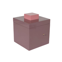Scatola Portaoggetti Quadrata in Lacca di Alta Qualità, Ecologica e Moderna, Personalizzabile con Logo OEM ODM, Nuovo KV NATURAL HOME Magnetico
