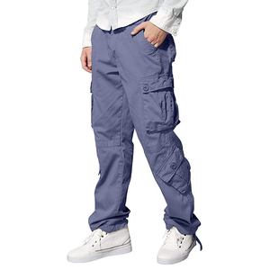 Nouveau pantalon cargo homme taille haute, design personnalisé, formel et décontracté, multipoches, tactique - Product Image 2