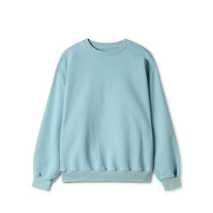 Custom Plain Crewneck <b>Sweatshirt</b> Embroidery Printing Logo Blank 100% Cotton Hoodie <b>Sweatshirts</b> - Product Image 1