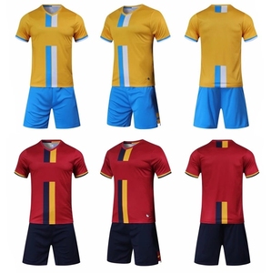 Uniforme de Fútbol Personalizado, Equipación de Fútbol 100% Poliéster, Servicio OEM al por Mayor, Ropa de Equipo de Alta Calidad, Parte Delantera de Media Longitud - Product Image 2