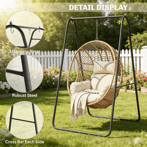 Soporte para Silla Hamaca con Solo Estructura de Silla para Tu Espacio Exterior Relajante - Product Image 6