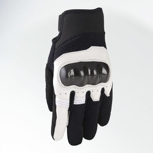 Guantes de Motociclismo Premium con Protección Rígida en los Nudillos, Guantes de Cuero para Motocicleta de Dedo Completo - Product Image 1