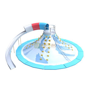 Fasilitas permainan interaktif untuk tempat bermain anak-anak, perosotan memanjat lensa kerucut dalam ruangan/warna-warni - Product Image 2