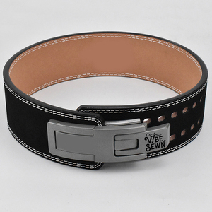 Ceinture de musculation en cuir respirant de couleur personnalisée, robuste, pour la musculation, les squats, la musculation en salle de sport, la presse sur banc, le yoga - Product Image 5