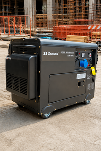 เครื่องกำเนิดไฟฟ้าดีเซลแบบเงียบ SS Samson 5KW สตาร์ทด้วยระบบไฟฟ้า ระบายความร้อนด้วยอากาศ 230V 50Hz สำหรับใช้งานในอุตสาหกรรม - Product Image 3