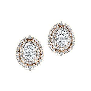 ต่างหูเพชรทรงลูกแพร์ 1.5 กะรัต รับรองโดย IGI เพชรเพาะเลี้ยงในห้องปฏิบัติการ ตัวเรือนทอง 14K ประดับเพชรรอบด้าน ดีไซน์หรูหรา หลายสี เครื่องประดับชั้นดี - Product Image 3