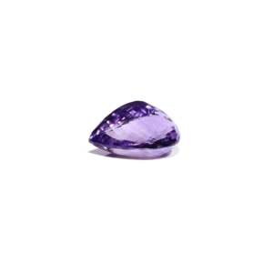 Faceted Pear Amethyst Loose Gemstone 22.75 Carat for Fine Jewelry - Product Image 3