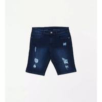 Shorts en jean classiques pour hommes, coupe slim, décontractés, streetwear d'été, respirants, taille mi-haute, jambe large, tissu doux et confortable