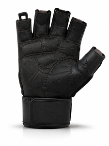 Gants de fitness unisexes en cuir avec logo personnalisé, demi-doigts, antidérapants, respirants, pour musculation et entraînement en salle de sport, fermeture rapide - Product Image 3