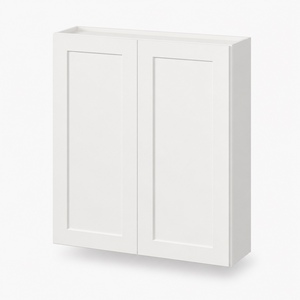 Vente en gros d'armoires murales de cuisine blanches de 33 x 42 pouces, style Shaker, RTA, fabricant OEM au Vietnam - Product Image 2