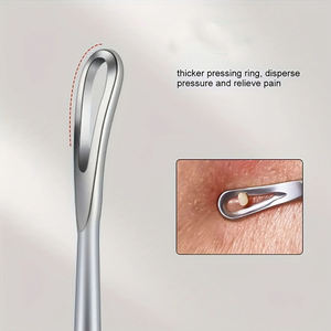 Stainless Steel Blackhead Remover Pimple Extractor Nose Acne Treatment Tool - Product Image 5