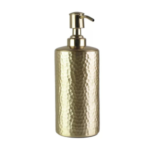Modern Stainless Steel Soap Dispenser <b>Brushed</b> Nickel Finish Metal Hand Wash Pump <b>Bottle</b> for Luxury Hotel Bathroom Sets - Product Image 3