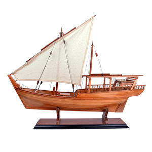 Maqueta de Barco Dhow Hecha a Mano de Alta Calidad, Decoración Náutica para Hotel, Oficina, Hogar y Regalo - Contacto para Venta al por Mayor - Product Image 1