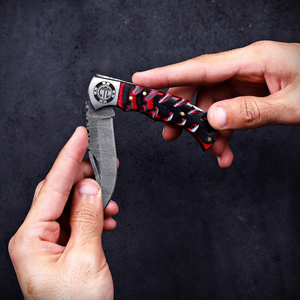 A&M ENTERPRISES Premium Industrial Grade Damascus Steel Drop Point Folding <b>Knife</b> Resin Handle Leather Cover <b>Sharpening</b> <b>Knife</b> - Product Image 2