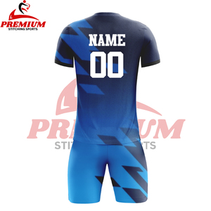 Conjunto de camiseta de fútbol transpirable de secado rápido unisex 100% poliéster, conjunto de uniforme de fútbol para equipos. - Product Image 2