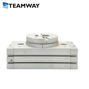 Actionneur rotatif série TEAMWAY RTB RTB-50-SD2-A2, type crémaillère, cylindre rotatif, table pivotante pneumatique - Product Image 2