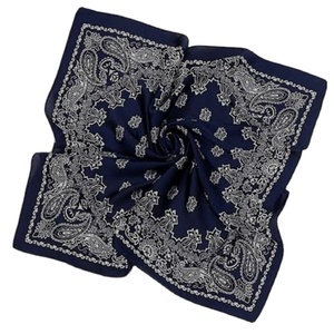 Pañuelo Cuadrado de Verano con Logotipo Personalizado, Impresión Digital a Color, Pañuelo para la Cabeza y el Cabello, Agradable al Tacto, Duradero, para las Cuatro Estaciones, Accesorios Unisex - Product Image 1