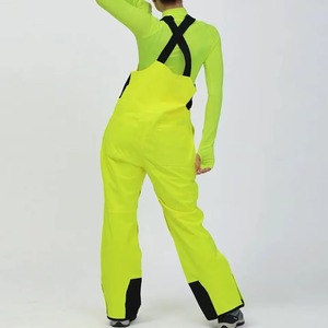 Unisex Custom Logo Polartec Breathable Zipper Closure <b>Ski</b> Bib Pants Plus Size Waterproof Windproof Fleece Insulated Wear - Product Image 4