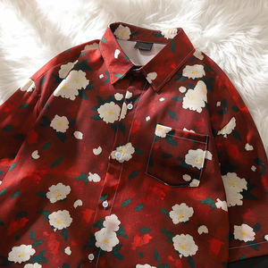 Chemises d'été pour homme à manches courtes, personnalisables OEM/ODM, nouvelle collection, haute qualité, respirantes, à bouton unique, décontractées - Product Image 1