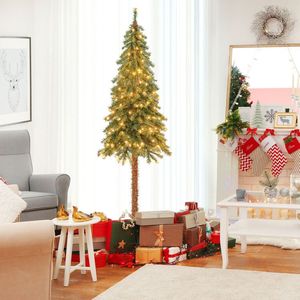 Albero di Natale Artificiale Pre-Illuminato di 1,8 Metri con 442 Rami e 175 Luci - Product Image 1