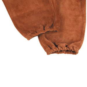 Manches de soudage en cuir de vachette pleine fleur de qualité supérieure, certifiées CE, niveau de protection ANSI 2, résistantes à la chaleur et à l'abrasion - Product Image 4
