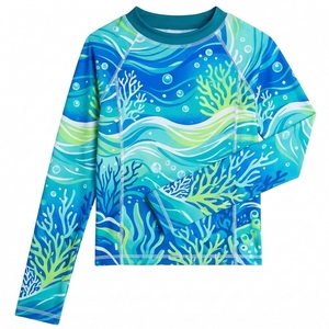 Ensemble Rash Guard et Collant de Compression BJJ MMA de Qualité, Très Vendu, Personnalisable, Imprimé, Manches Longues pour Hommes et Femmes - Product Image 1