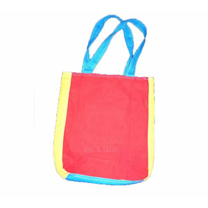Sac bandoulière en toile de coton de qualité supérieure, réutilisable, léger, avec fermeture éclair, grande capacité, portable pour un usage quotidien - Product Image 3