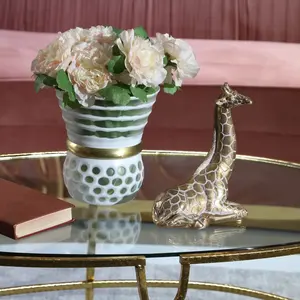 Luxury Handmade Metal Deer Sculpture Modern Home Decor Metal Stag <b>Statue</b> Handmade Luxury Interior Art modern polished sculpture - Product Image 4