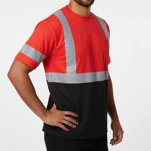 Hi-<b>Vis</b> Safety Work <b>T</b>-<b>Shirt</b> Breathable Mesh <b>High</b> Visibility Reflective Working <b>T</b> <b>Shirt</b> - Product Image 6