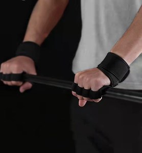 Wholesale Custom Durable Fingerless Gym Gloves for Weightlifting Sports - Product Image 4