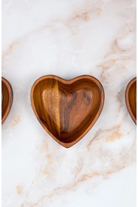 Tazón de Madera para Servir, Estilo Americano, Hecho a Mano, Madera Natural, Ecológico, Rústico, para Cocina, Comedor, Vajilla - Product Image 3