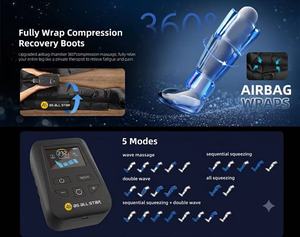 Masajeador de Pies y Piernas con Presión de Aire, Tamaño Ajustable, Recargable por USB, CE OEM ODM AS ALL STAR - Product Image 5