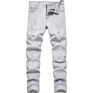 Nouveauté : Pantalon homme délavé de qualité supérieure, anti-plis, lavable, tendance et à la mode - Product Image 2